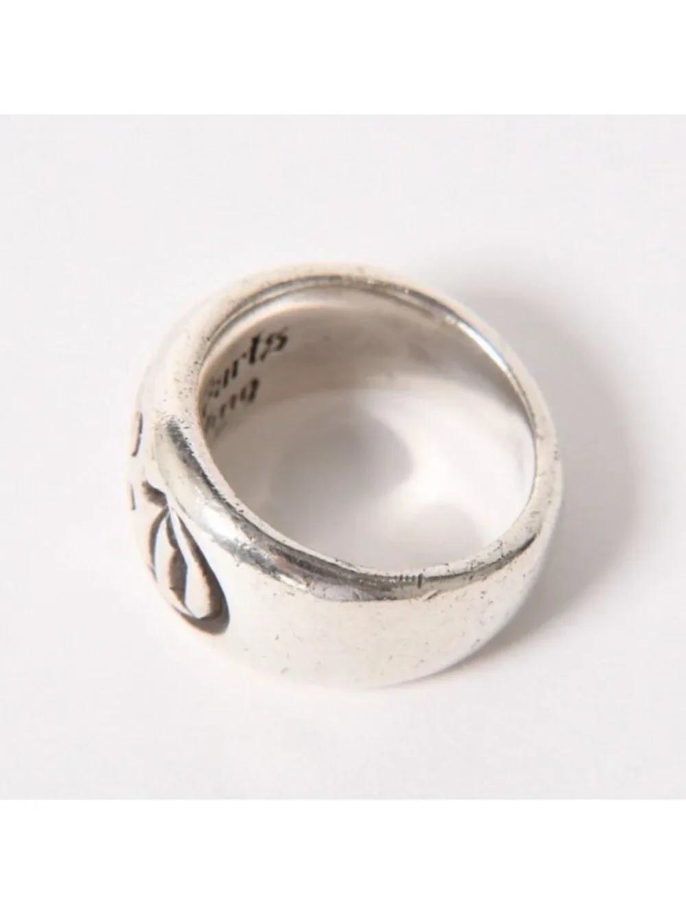 Chrome Hearts Sea CH Sea Ring Sterling Silver